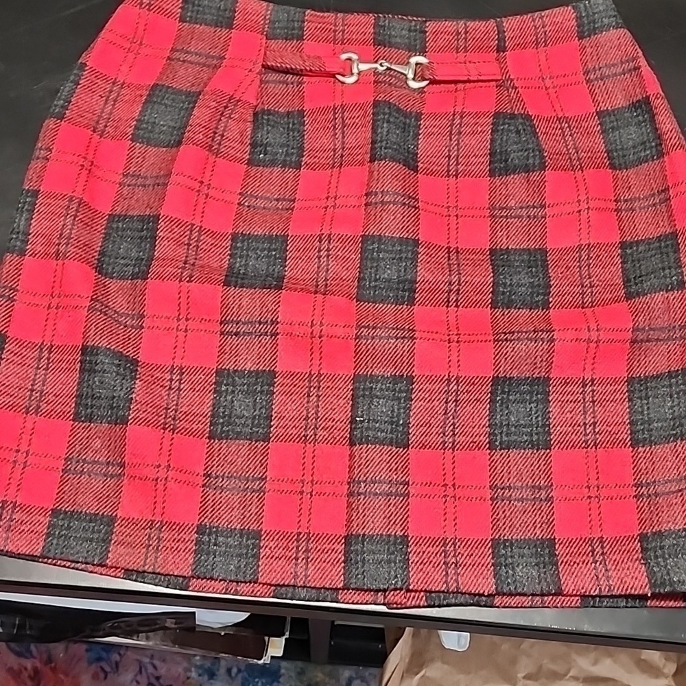 Hillard & Hanson plaid skirt Sz 12